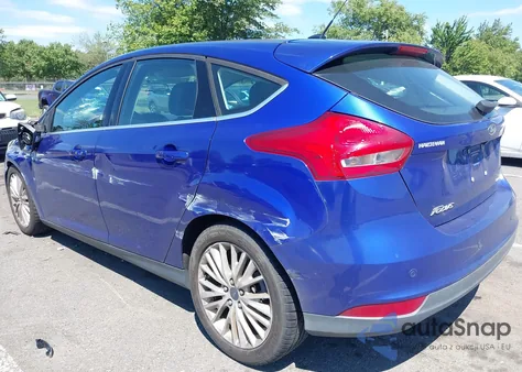 2015 Ford Focus Titanium from USA, damaged, VIN 1FADP3N29FL371969